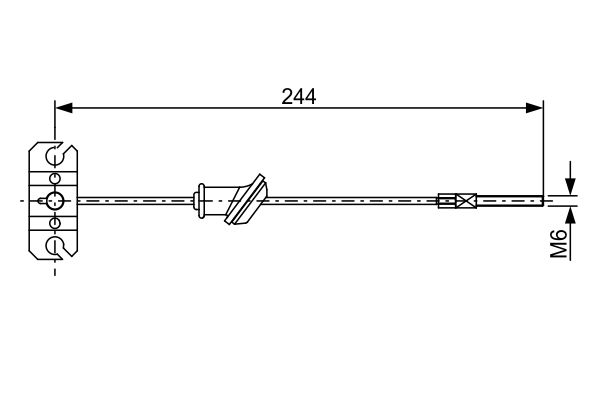 Handremkabel Bosch 1 987 482 514