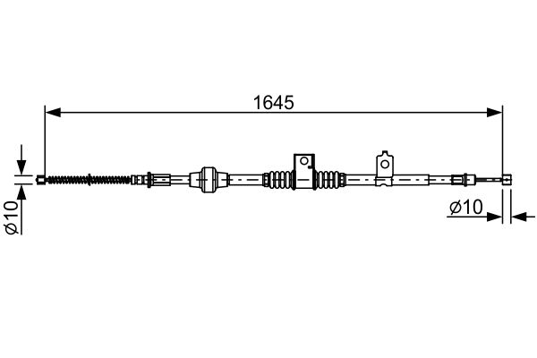 Handremkabel Bosch 1 987 482 517