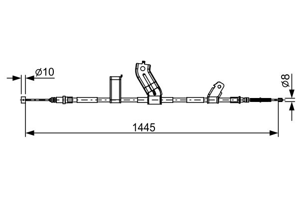 Handremkabel Bosch 1 987 482 523