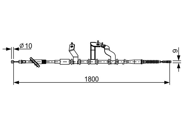 Handremkabel Bosch 1 987 482 530