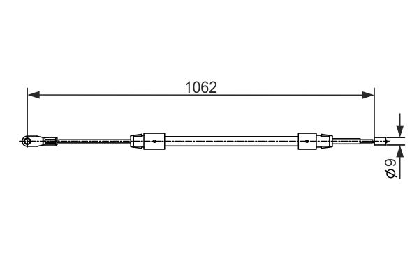 Handremkabel Bosch 1 987 482 538