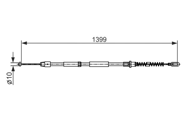 Handremkabel Bosch 1 987 482 539