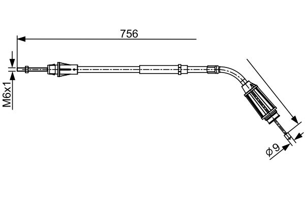 Handremkabel Bosch 1 987 482 556