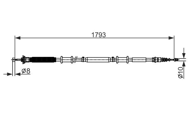 Handremkabel Bosch 1 987 482 580