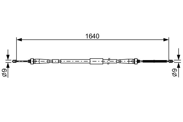 Handremkabel Bosch 1 987 482 638