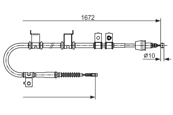 Handremkabel Bosch 1 987 482 713