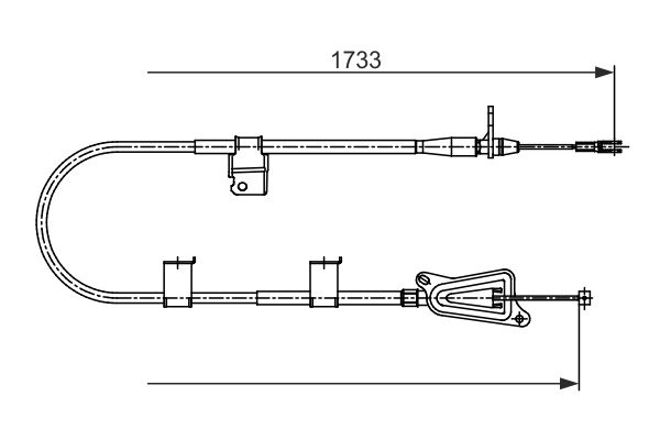 Bosch Handremkabel 1 987 482 730