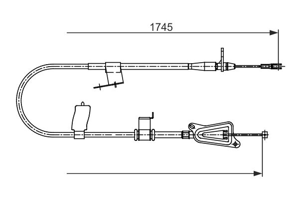 Bosch Handremkabel 1 987 482 731