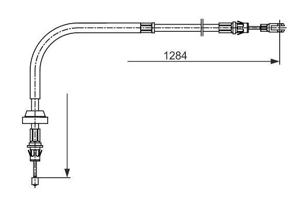 Bosch Handremkabel 1 987 482 756