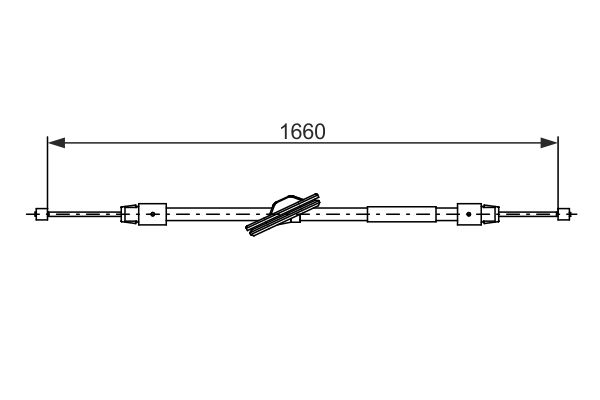 Bosch Handremkabel 1 987 482 784