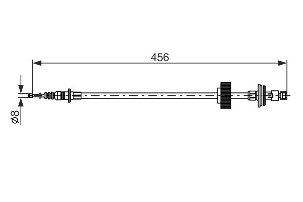 Handremkabel Bosch 1 987 482 792