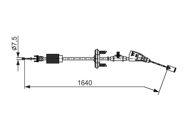 Handremkabel Bosch 1 987 482 798