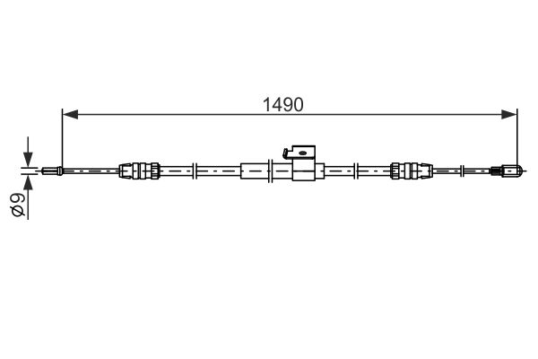 Handremkabel Bosch 1 987 482 832