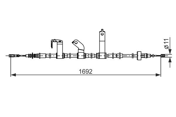 Handremkabel Bosch 1 987 482 841