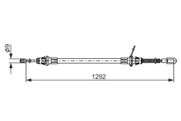 Handremkabel Bosch 1 987 482 924