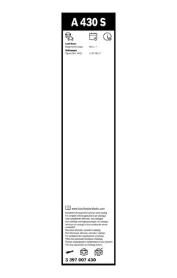 Bosch Ruitenwisserblad 3 397 007 430