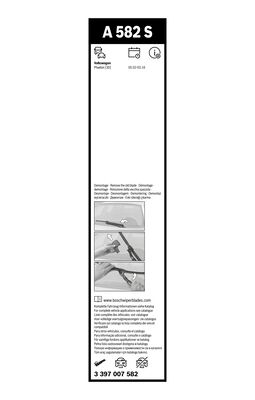 Bosch Ruitenwisserblad 3 397 007 582