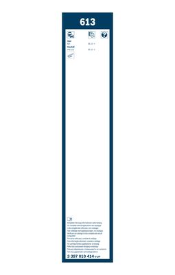 Bosch Ruitenwisserblad 3 397 010 414