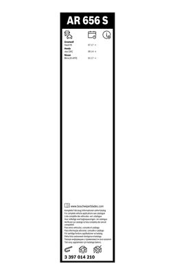Bosch Ruitenwisserblad 3 397 014 210