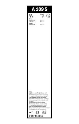 Bosch Ruitenwisserblad 3 397 014 215