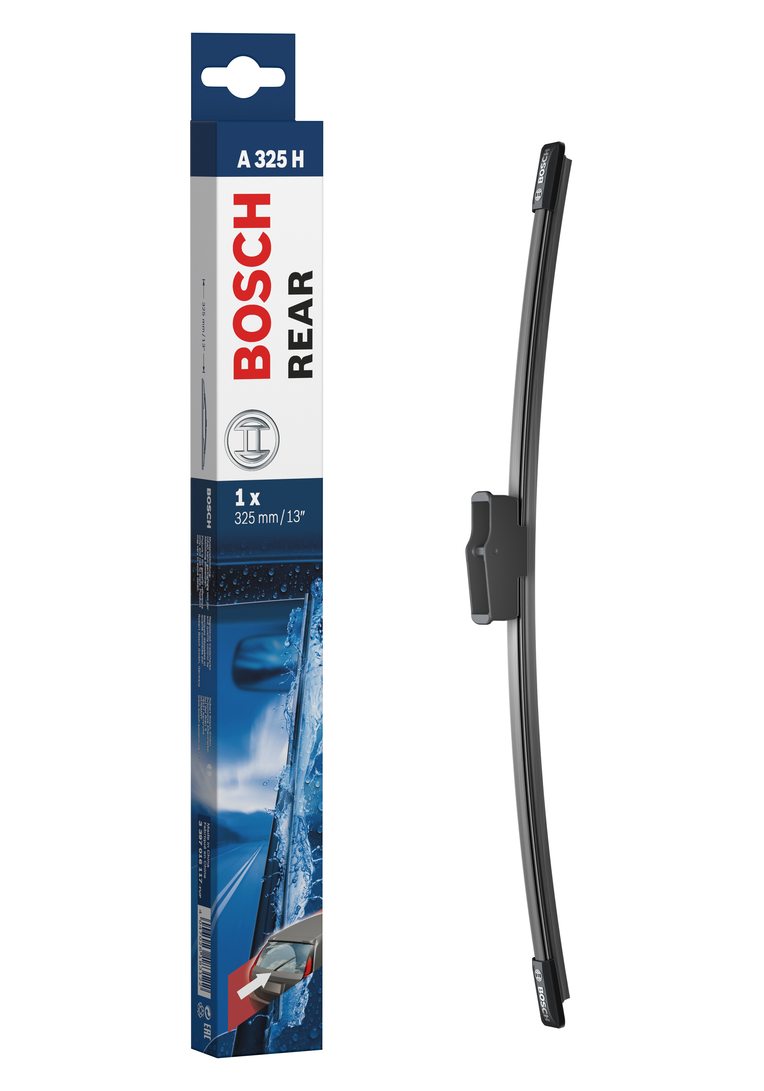 Ruitenwisserblad Bosch 3 397 016 117 - Bosch A325H - Ruitenwisser Rear - Lengte: 325 mm - wisserblad achter