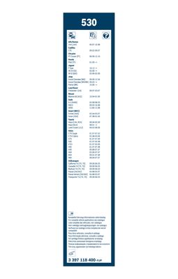 Bosch Ruitenwisserblad 3 397 118 400