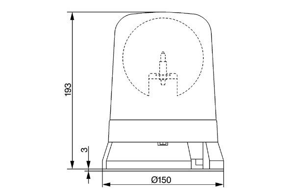 Bosch Zwaailicht  7 782 322 207