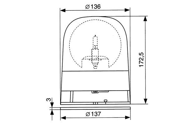 Bosch Zwaailicht  7 782 324 012