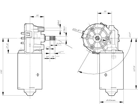 Bosch Ruitenwissermotor F 006 B20 106