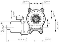 Bosch Raamopener elektrische motor F 006 B49 681