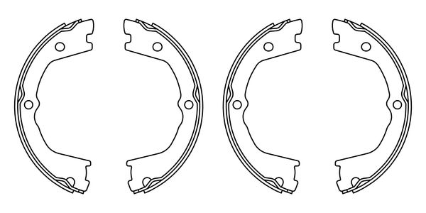 Remschoen set Bosch F 026 008 022