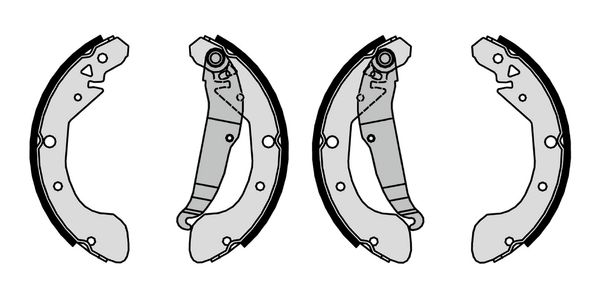 Remschoen set Bosch F 026 008 026