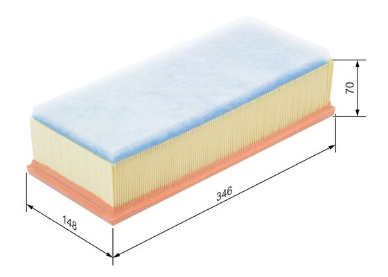 Luchtfilter Bosch F 026 400 058
