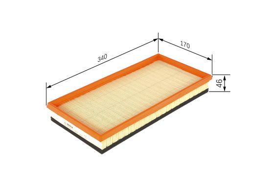 Luchtfilter Bosch F 026 400 112