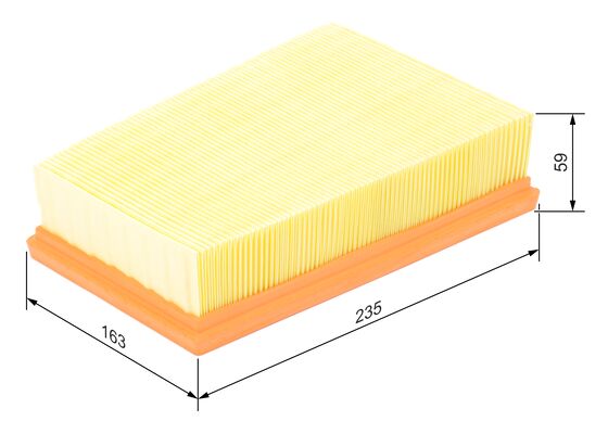 Luchtfilter Bosch F 026 400 126