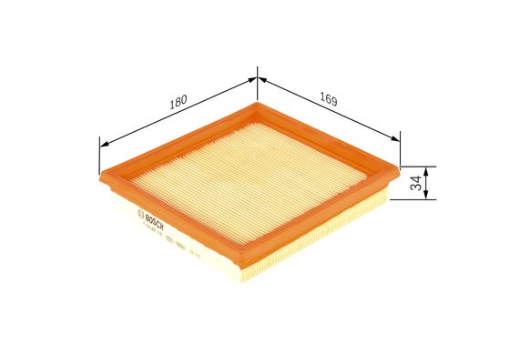 Luchtfilter Bosch F 026 400 130