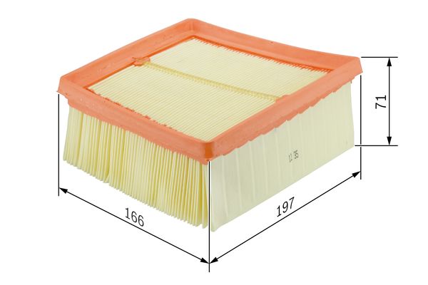 Bosch Luchtfilter F 026 400 135