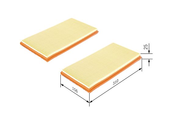 Luchtfilter Bosch F 026 400 152