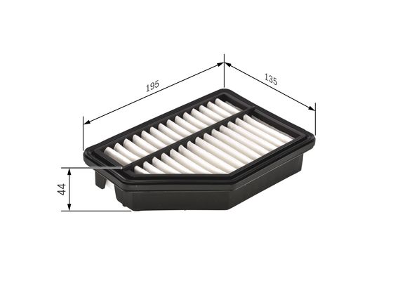 Luchtfilter Bosch F 026 400 161