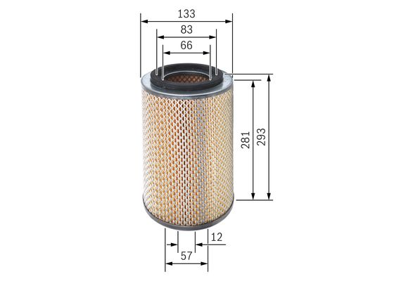 Bosch Luchtfilter F 026 400 186