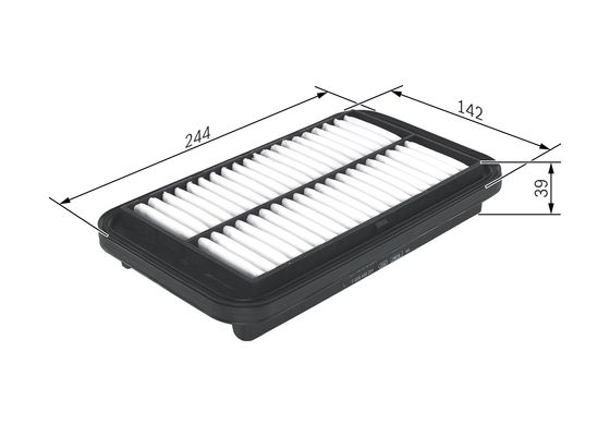 Luchtfilter Bosch F 026 400 231