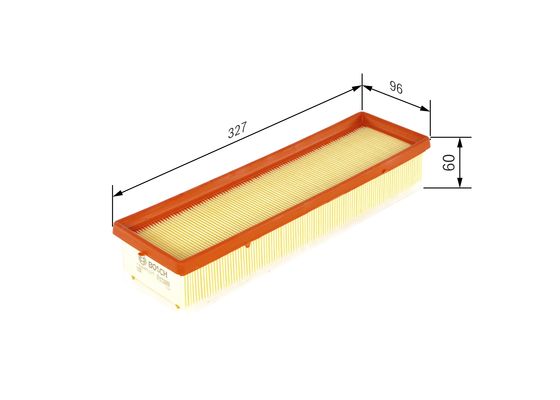 Luchtfilter Bosch F 026 400 377