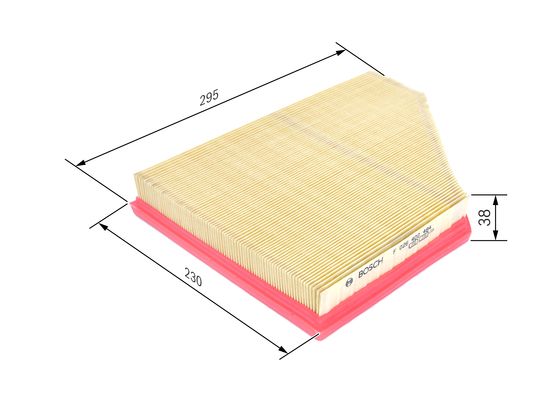 Luchtfilter Bosch F 026 400 484