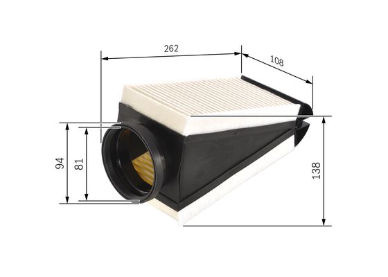 Luchtfilter Bosch F 026 400 497