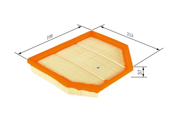 Luchtfilter Bosch F 026 400 509