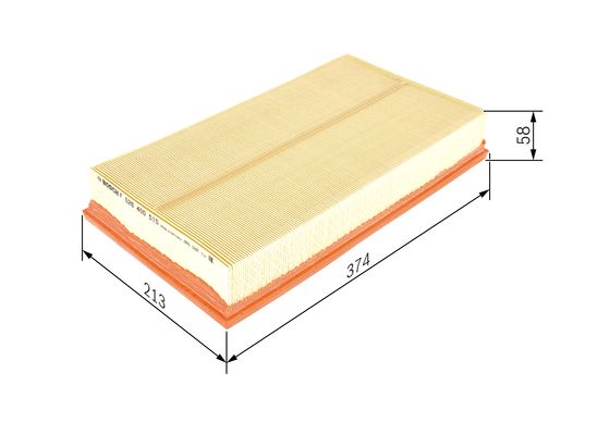 Luchtfilter Bosch F 026 400 515