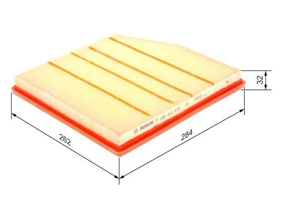 Luchtfilter Bosch F 026 400 575