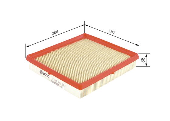 Bosch Luchtfilter F 026 400 581