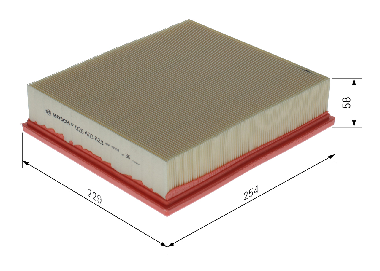 Luchtfilter Bosch F 026 400 623