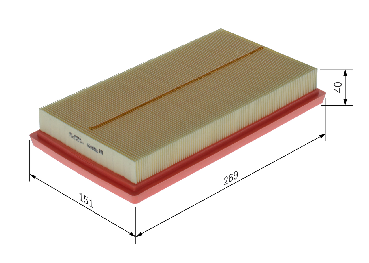 Luchtfilter Bosch F 026 400 674
